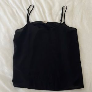 Black tank top